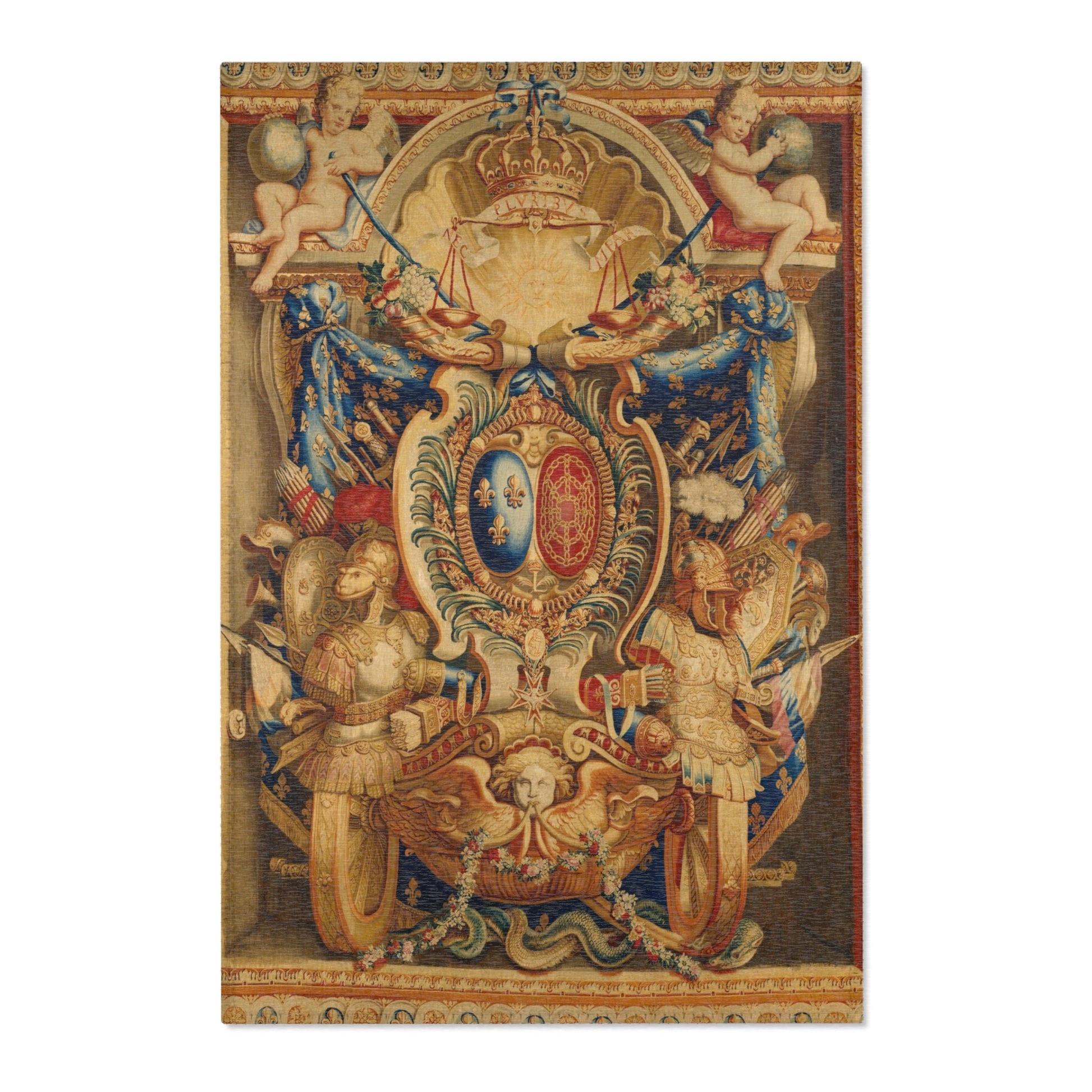 Tapis d’intérieur « Armes de France et de Navarre » – d’après Charles Le Brun