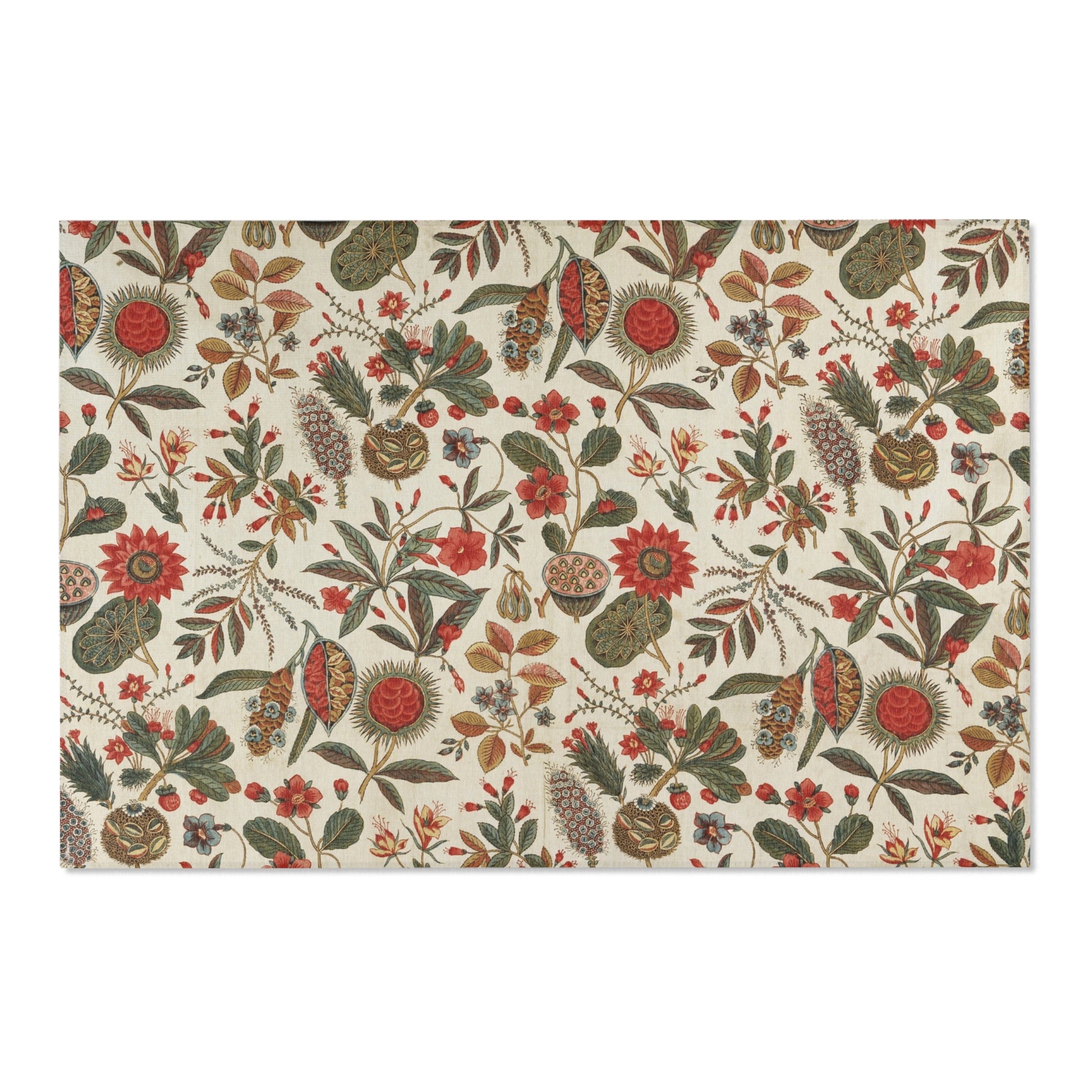 Tapis « Cabinet d’Orient » – Motif floral et exotique XVIIIe