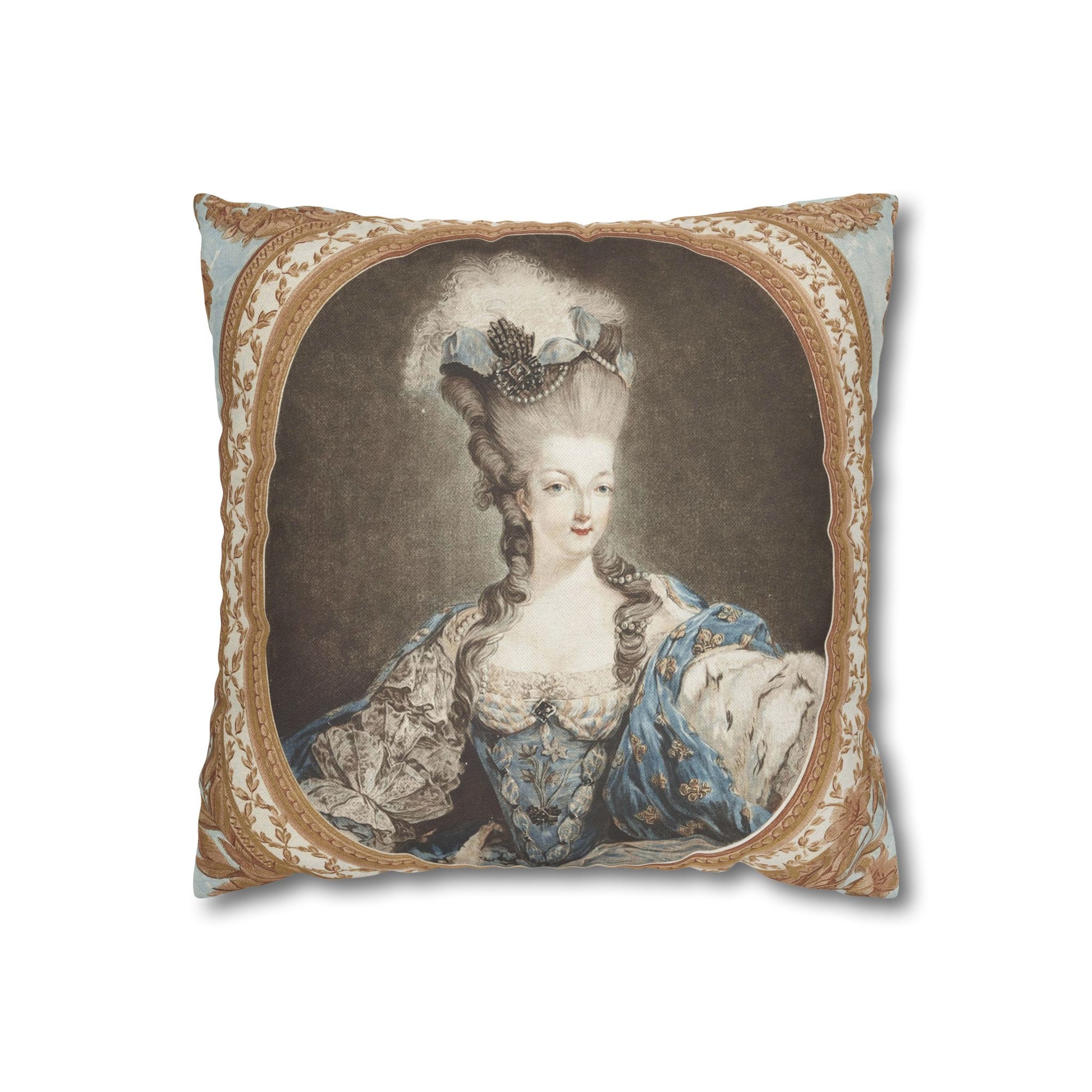 Housse de coussin « Portrait de la Reine »