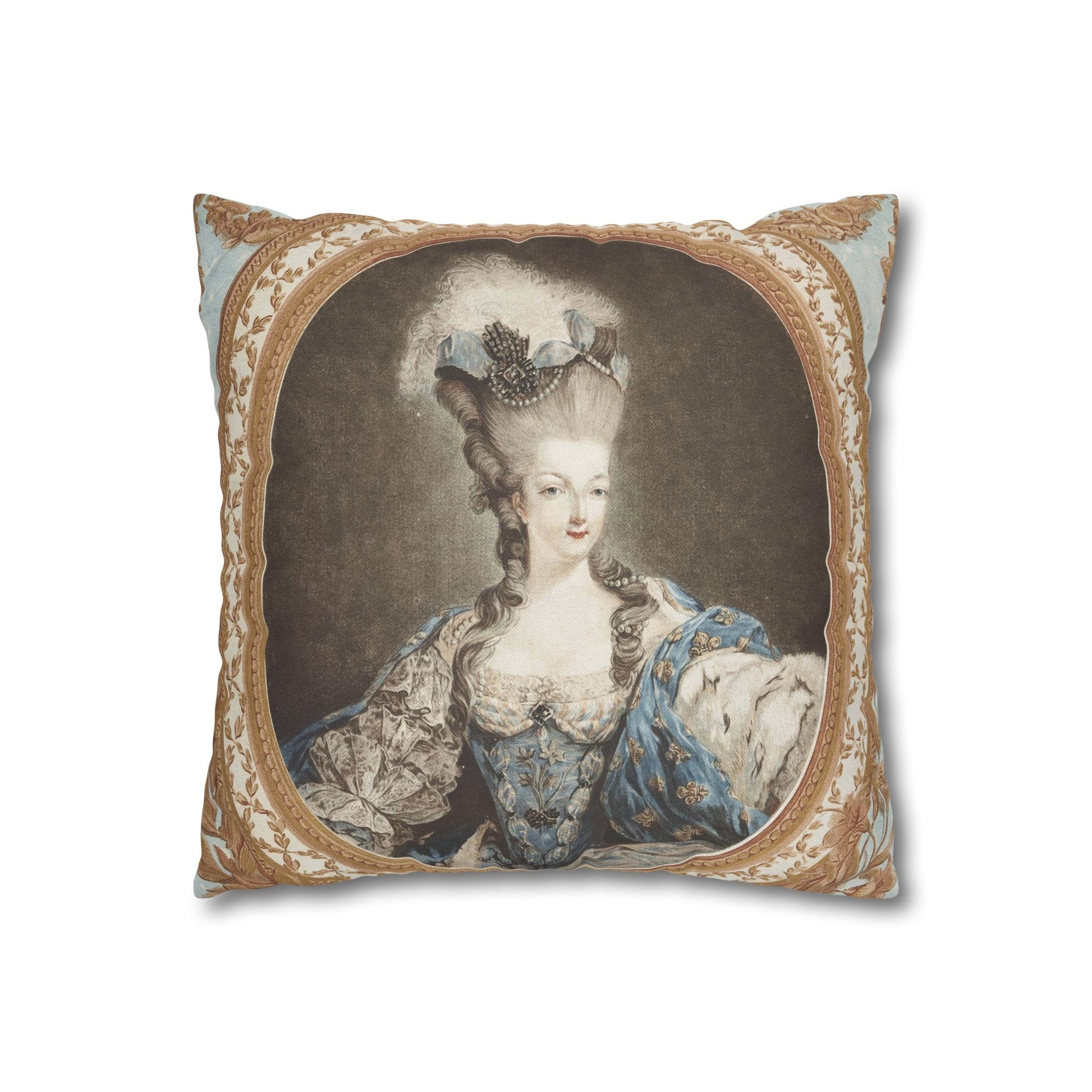 Housse de coussin « Portrait de la Reine »
